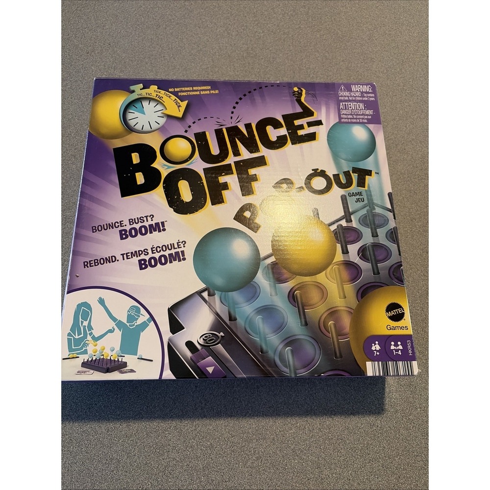BOUNCE OFF POP-OUT Party / Drinking Game 100% COMPLETE 2022 OPEN BOX